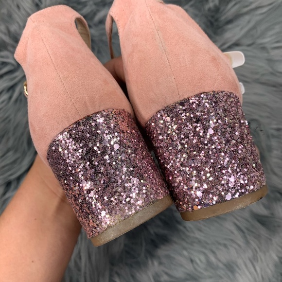 Aldo soft glitter glam suede dolly heels 8 - Picture 4 of 7